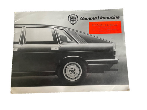 Brochure lancia gamma - brochure,