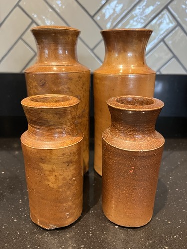 Vintage salt glazed - glazed, stoneware