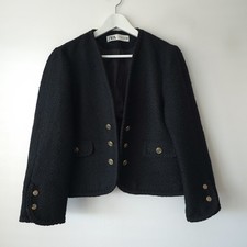 Zara Black Boucle OVERSIZED