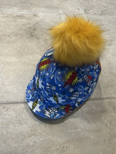 Pompom riding hat - pompom,
