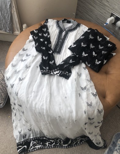 Pakistani long dress with - long,