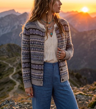 Eribe Cardigan L Fair Isle