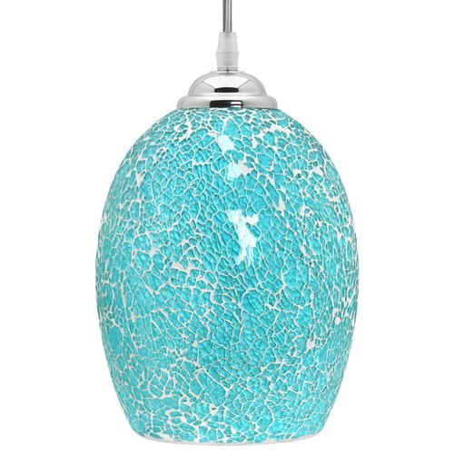 Vintage blue mosaic glass - vintage,