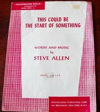 STEVE ALLEN THIS COULD BE THE