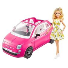 Barbie Pink Fiat 500 Car and