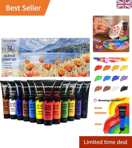 Acrylic paint set 36 - acrylic,