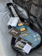 Gibson SG Modern USA, Blueberry Fade AA Flame Maple Top, STUNNING, Case + Candy