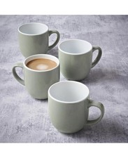 Set of 4 Sage Gloss Effect Tea