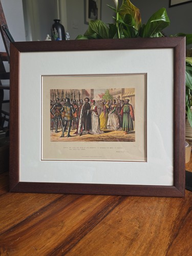 Framed antique victorian - antique,
