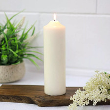 Unscented Large Pillar Candle