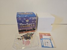 Tuskers Elephant All Lit Up Christmas Ornament Collectable Gift Boxed Mint 