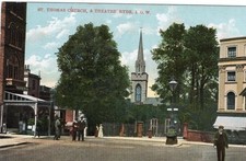R 270 ISLE OF WIGHT - POSTCARD OF CHURCH & THEATRE, RYDE - Ettlingers