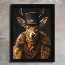 Vintage Stag In A Suit