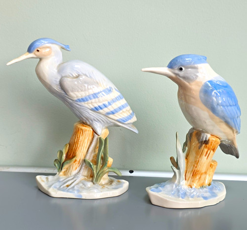 Pair vintage ceramic - vintage,