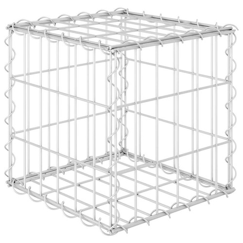 Cube gabion raised bed outdoor - raised,