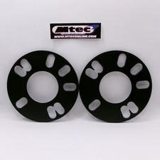 2x BMW 5MM BLACK HUBCENTRIC