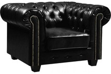 Chesterfield Black Leather