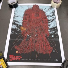 Pearl Jam Poster  London Hyde