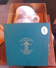 Crown Staffordshir Boxed Queens 25th Anniversary Coronation  Mug 1978
