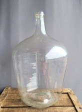 Huge! Very Large Vintage Carboy Clear Glass Terrarium Height 23" 