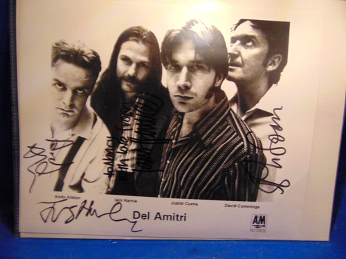 Del amitri w 8x10 signed - del, &