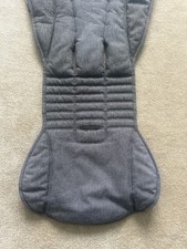 Bugaboo Bee 5 Grey Melange Seat Fabric Replacement Part. Excellent condition.