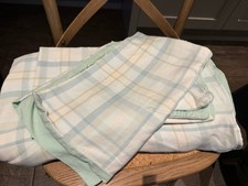 Laura Ashley Brushed Cotton King Size Bedding Set In Duck Egg