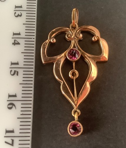 Pretty antique edwardian 9ct - antique,
