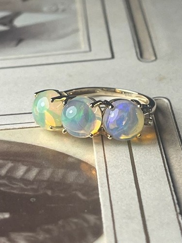 14kt gold natural - gold, opal