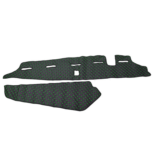 Black green eco - black, leather