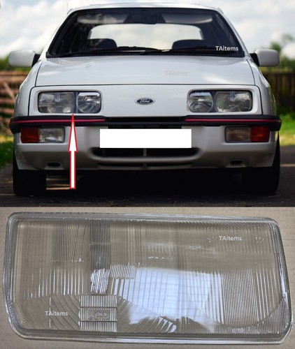 Right front headlight glass - right,