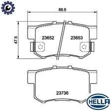 BRAKE PAD SET DISC BRAKE 8DB