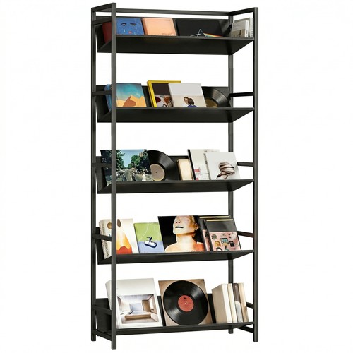 Homcom bookshelf anti slip - bookshelf, anti-slip