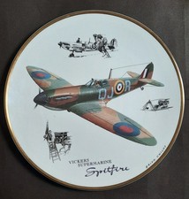 Vickers Supermarine Spitfire Legends of the Sky 10" RD Collectors Plate