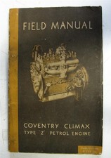 COVENTRY CLIMAX Type Z Petrol Engine Workshop Manual 1944 0/246/2A