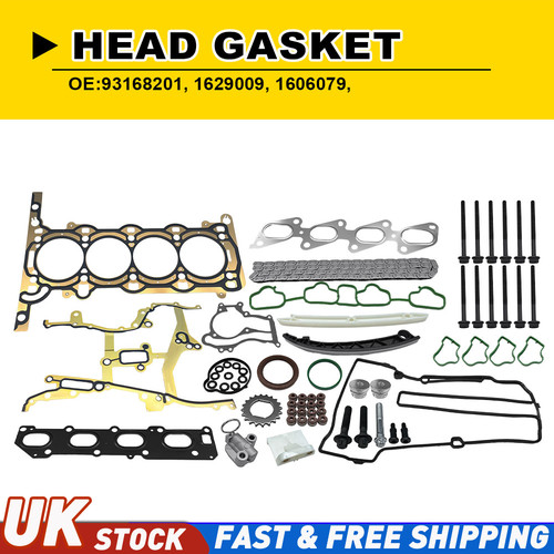 Head gasket set timing chain - &,