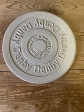 Denby Heritage Linen Stoneware Trivet Glazed Ceramic Barley Beige 23.5 cm/9”