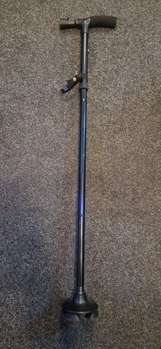 Folding walking cane with - walking, led