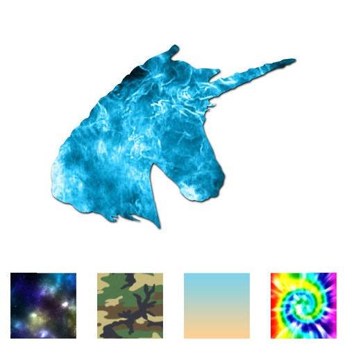 Unicorn head horn vinyl - unicorn,