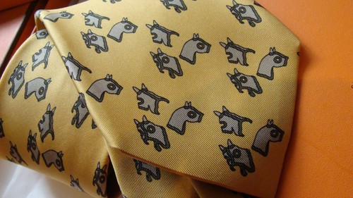 Hermes silk tie classic - silk, tie,