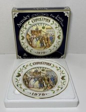Aynsley A Christmas Carol Mr Fezziwigs Ball 1979 Collector Plate Charles Dickens