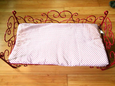 Small Pet Red Wrought Iron Bed
