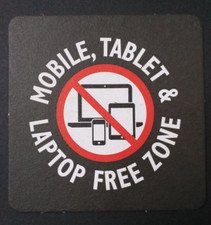 Beer mat.Samuel Smith's Mobile Free Zone.Collectible Breweriana.Coaster.