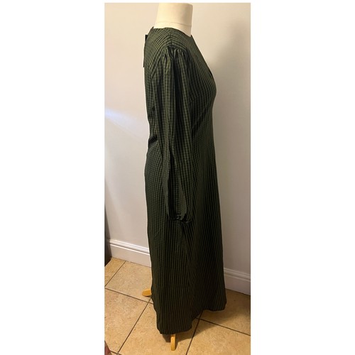 Ladies maxi dress - ladies, green/black