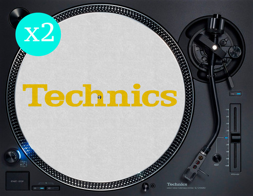 Technics white and gold - technics, logo
