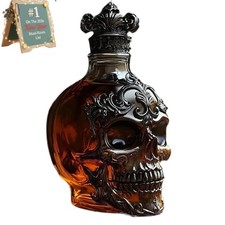 Gothic Skull Glass Liquor