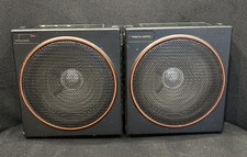 Vintage *RADIOSHACK* PORTABLE STEREO SPEAKERS *REALISTIC* SS-2 #Model 40-9022