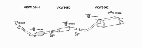 Euroflo exhaust system for - exhaust,