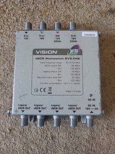 EV5-D4E dSCR  Multiswitch, 4 Outputs, Mains & Line Powered