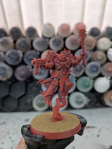 Warhammer 40k chaos lord with - warhammer,